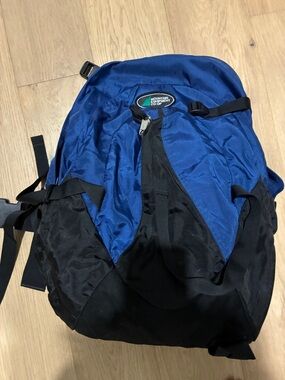 Vintage MEC Blue and Black Men's Backpack
